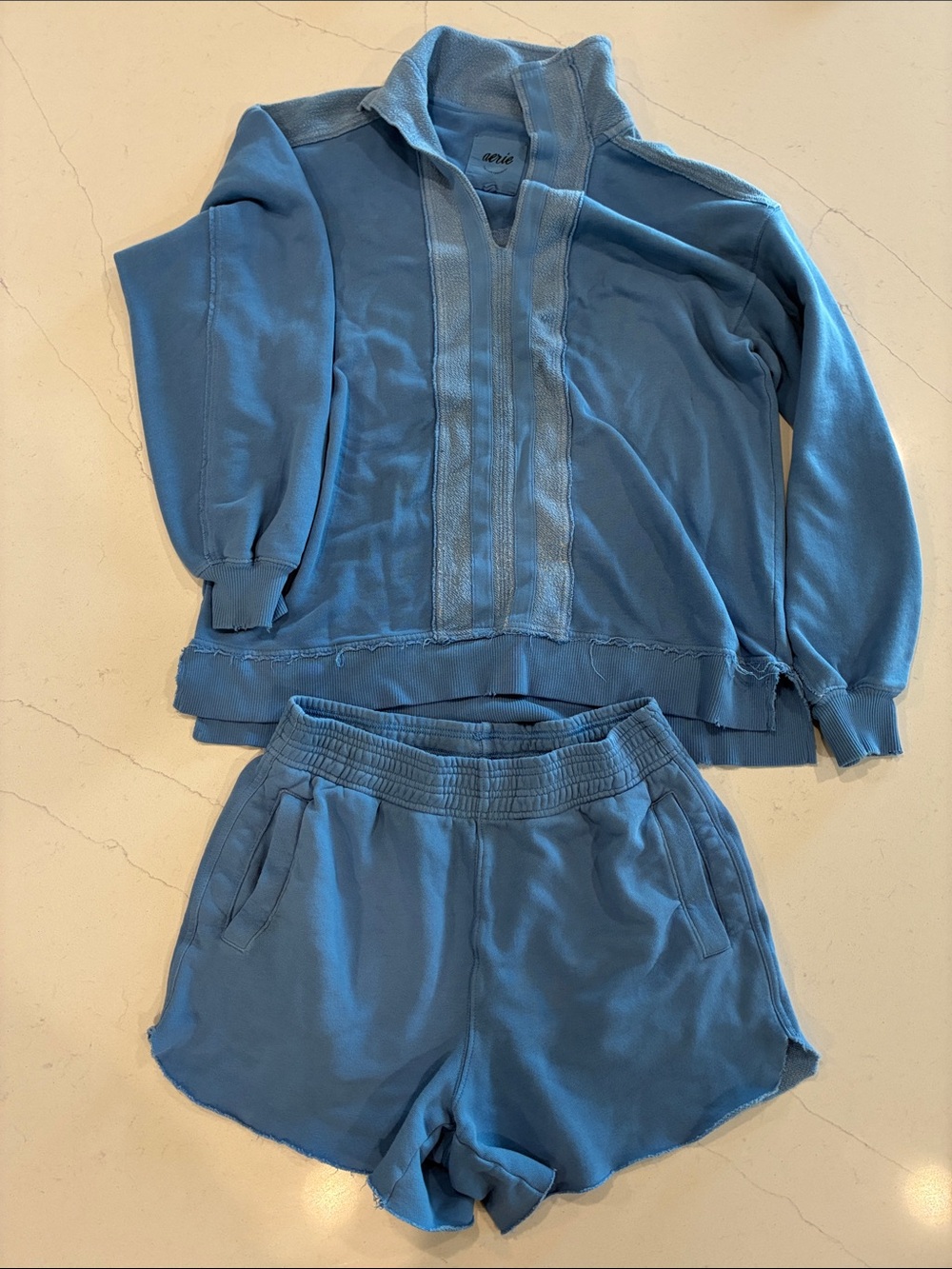 Aerie Blue Lounge Set - Top XS - Bottoms S